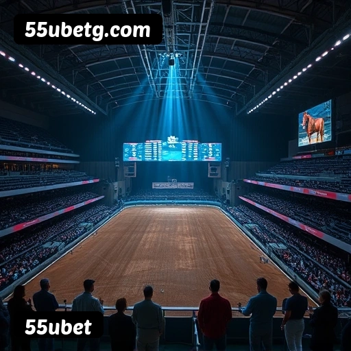 Interface apostas esportivas 55ubet mostrando odds ao vivo, cash out e transmissão de jogos